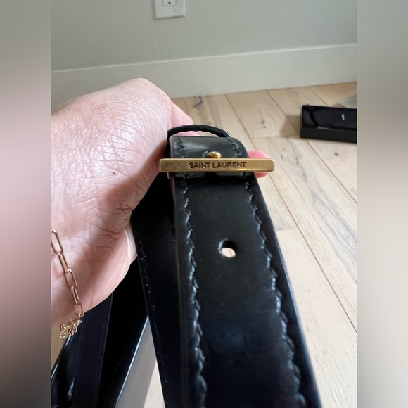 REVERSED satchel in Black Saint Laurent (YSL) with box/receipts - Picture 13 of 16